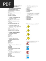 Exercícios+de+Legislação+de+Trânsito+55+questões!!