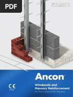 Ancon Bed Joint Reinforcement Guide | PDF | Masonry | Wire
