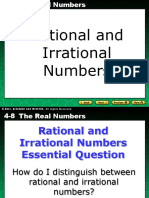 Rational and Irrational Numbers PowerPoint