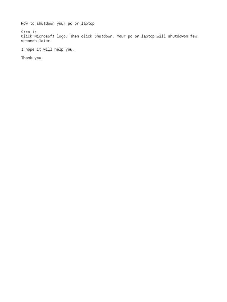 shutdown-pc-pdf