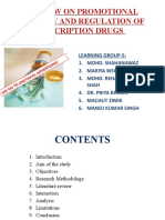 A Review On Prescription Drug Promotional Strategy and