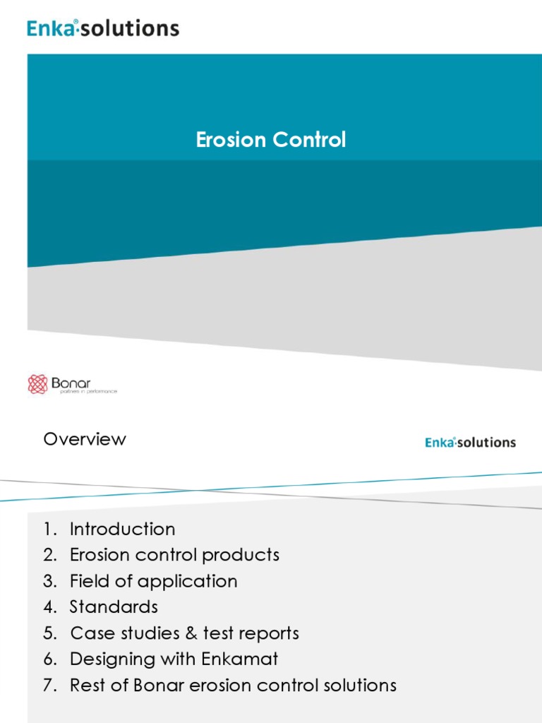 Erosion Control | PDF | Erosion | Soil