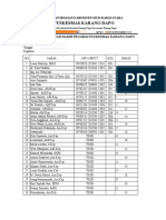 Format Daftar Hadir