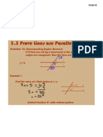 3.3 Prove Lines Are Parallel