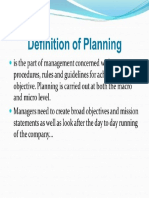 Planning Definition