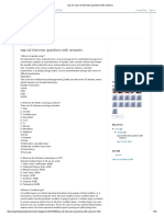 Sap SD - Sap SD Interview Questions With Answers