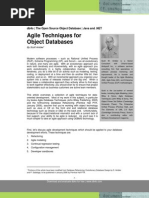 015.01 Ambler Agile Techniques For Object Databases September 2005