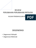 Review Perubahan-Perubahan Patologi: Kuliah Pendahuluan PPDH