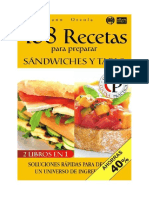 168 Recetas para Preparar Sándwiches y Tapas PDF