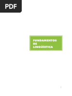 Fundamentos de Linguística