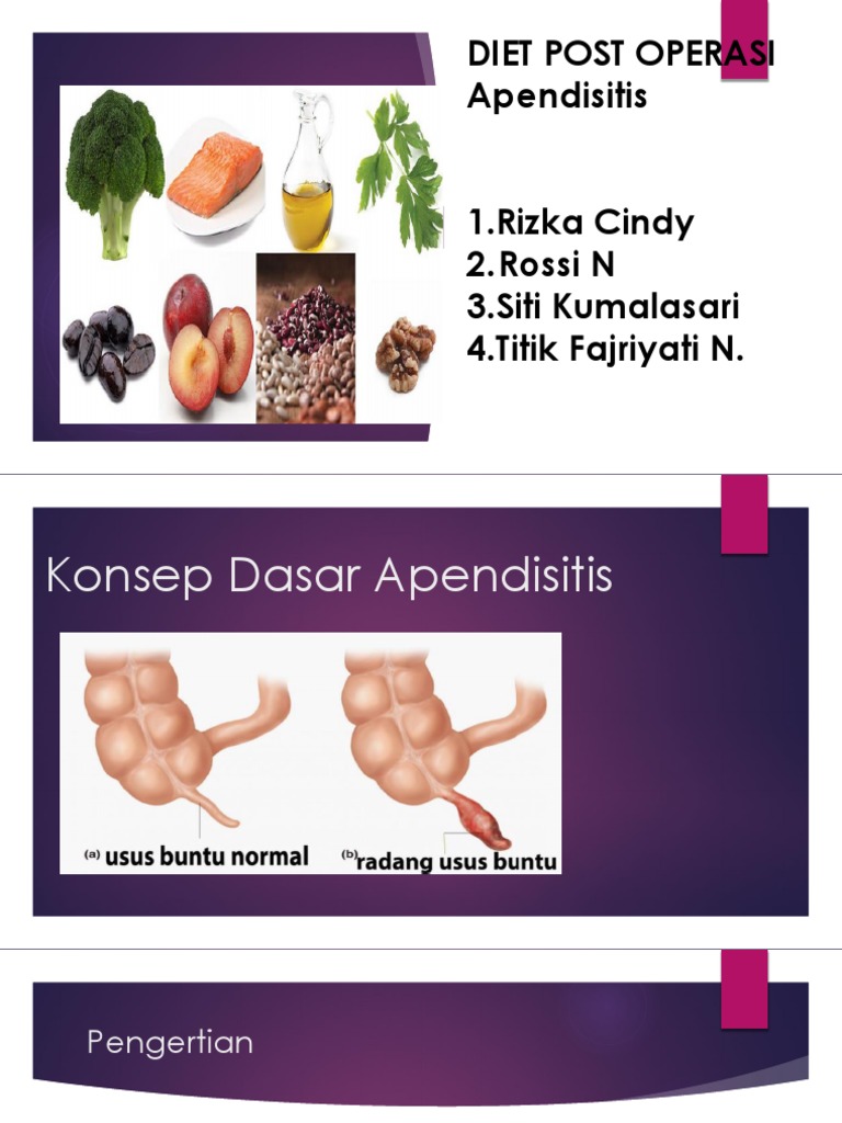 Diet Pasca Operasi Apendisitis | PDF