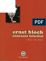 Ernst Bloch Ronesans Felsefesi Uzerine