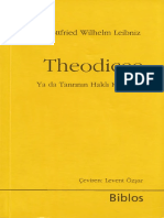 Gottfried Wilhelm Leibniz Theodicee Biblos Yayınları