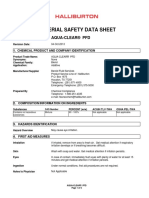Aqua Clear PFD Material Safety Data Sheet PDF