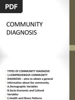 Community Diagnosis