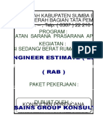 BQ Kantor Dinas Kehutanan Sumba Barat