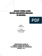 Panangan Pemuka Agama Tentang Ekslusifisme Beragama Di Indonesia-2013