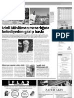 Zaman Newspaper - Ottoman Dergah Article