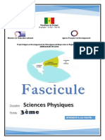 Fascicule Adem Sciences Physiques 3e senegal