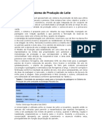 Sistema de Produção de Leite: Tabela 1. Densidade de Semeadura Usada para A Formação de Pastagens No Sistema de