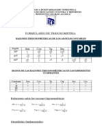 Formulario......Trigonometría