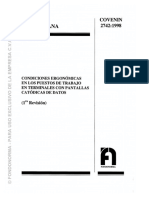 Covenin 2742-1998..ERGONOMIA en puestos de trab con Pantallas catodicas de datos.pdf