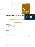 Facultad de Negocios: Mermelada de Sandía