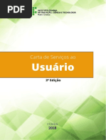 Carta Serviços ao Usuário - IFMT - 2018