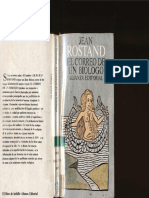 JEAN ROSTAND El Correo de Un Biólogo