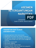 Asesmen Ketergantungan Narkotika