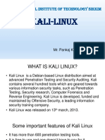 National Institute of Technology Sikkim: Kali-Linux