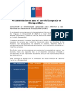 Documento s:f SENADIS Recomendaciones para el Uso del Lenguaje en Discapacidad Octubre.pdf