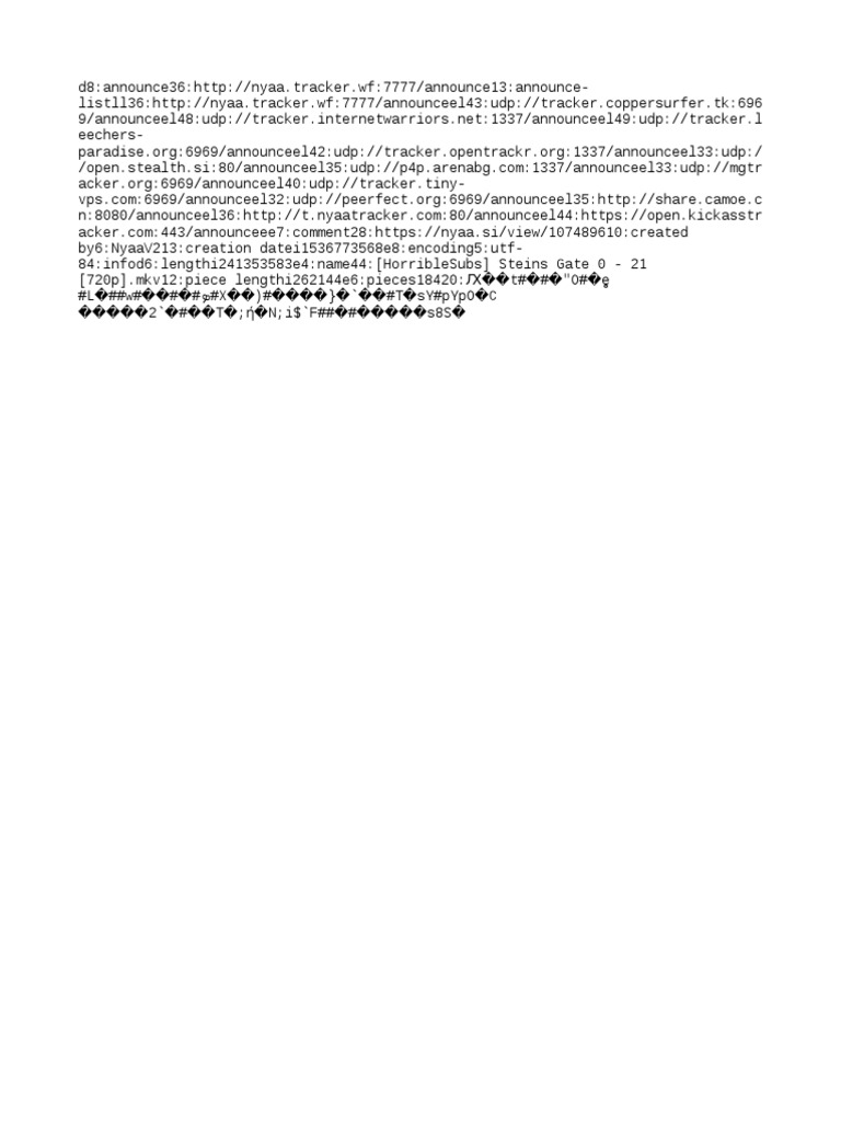 Horriblesubs Steins Gate 0 21 7p Mkv Torrent Naval Aviation Military Aircraft