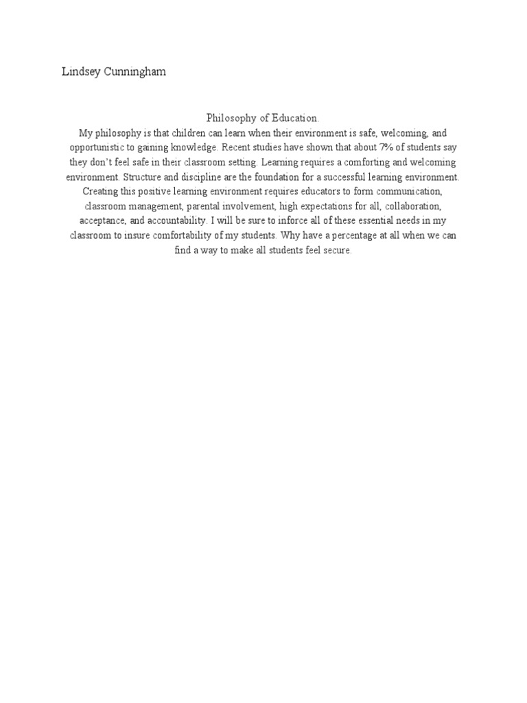 Creating a Safe Learning Environment | PDF | Wellness