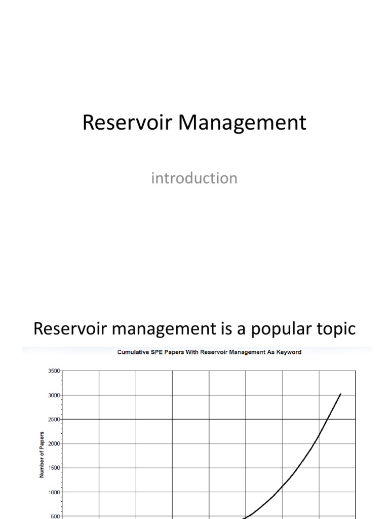 Reservoir Management PDF Petroleum Reservoir Risk