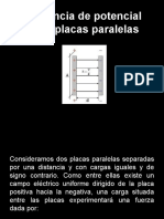 Potencial Entre Placas, Energia Potencial y Capacitancia PDF