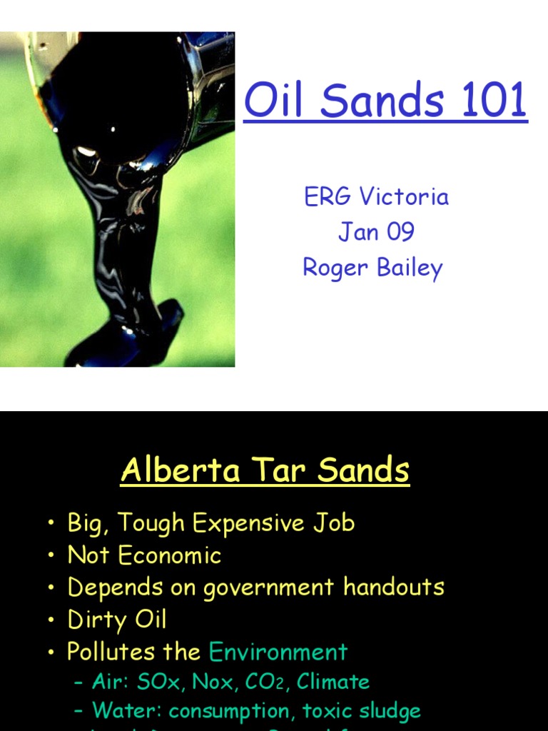 Oil Sands 101 Update PDF Oil Sands Petroleum