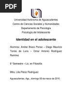Identidad en El Adolescente