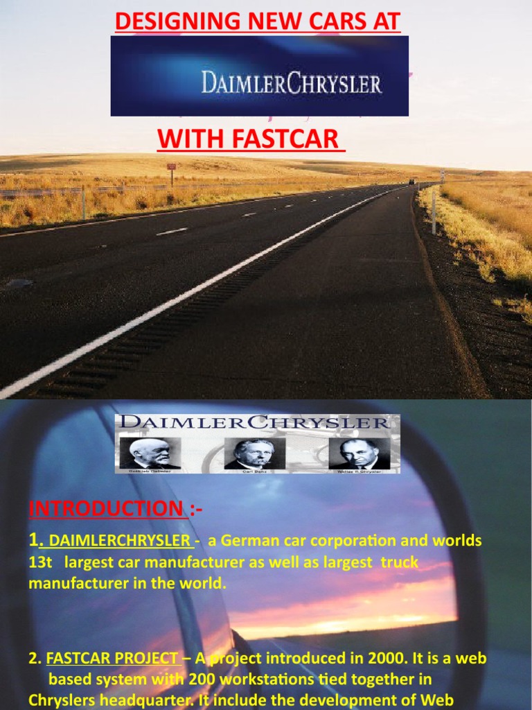 FastCar Project: Revolutionizing Car Design | PDF