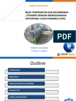 Analisa Distribusi Temperatur Dan Kelembaban Relatif Pada Steamer Dengan Menggunakan Metode Computatinal Fluid Dynamics (CFD)