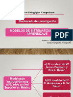 Modelos de Sistematización Del Aprendizaje