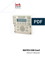 Mate3 Usb Card: Owner's Manual
