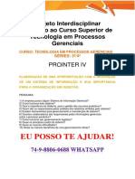 Anhanguera Prointer IV Processo Gerenciais