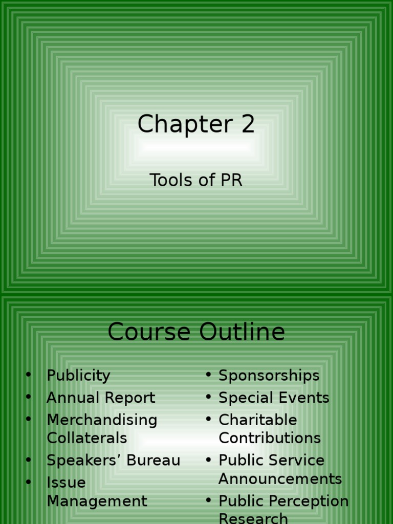 PR Tools & Strategies Guide | PDF | Corporate Social Responsibility ...