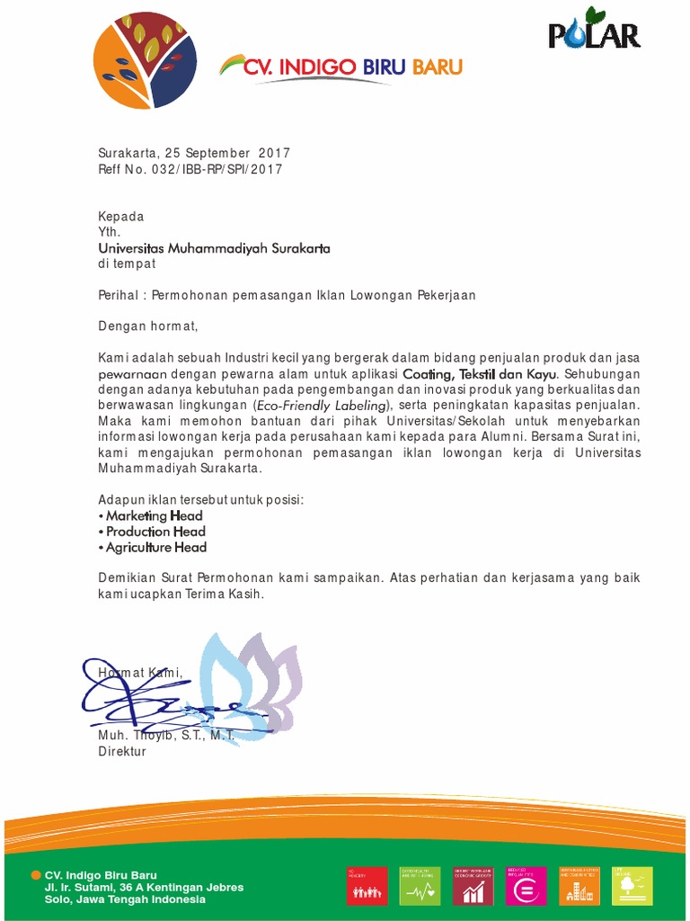 Permohonan Karyawan Pdf