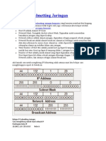 Belajar IP Subnetting Jaringan