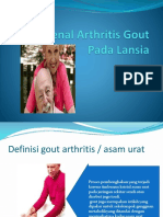 Mengenal Arthritis Gout Pada Lansia