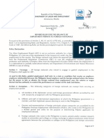 DO 186-17 Revised Rules for the Issuance of Employment Permits to Foreign Nationals