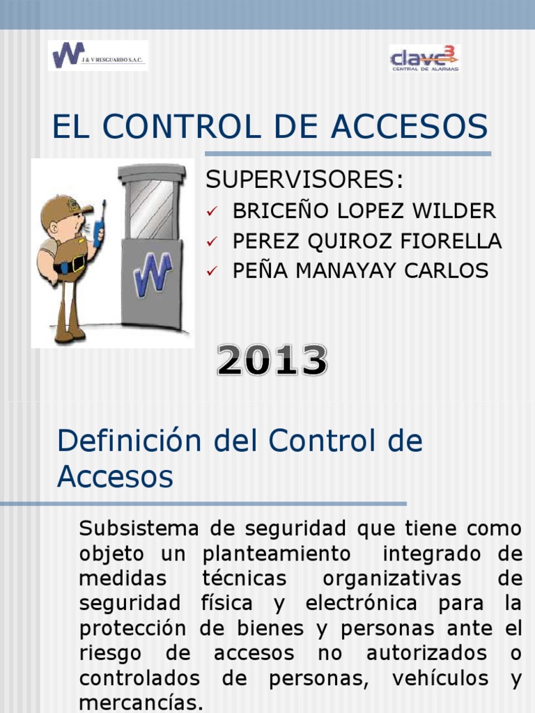 Control de Accesos en Seguridad Privada | PDF | Vigilancia | Seguridad