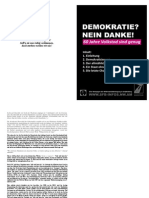 Eine Kampagne Der Widerstandsbewegung in Senftenberg (Broschüre)